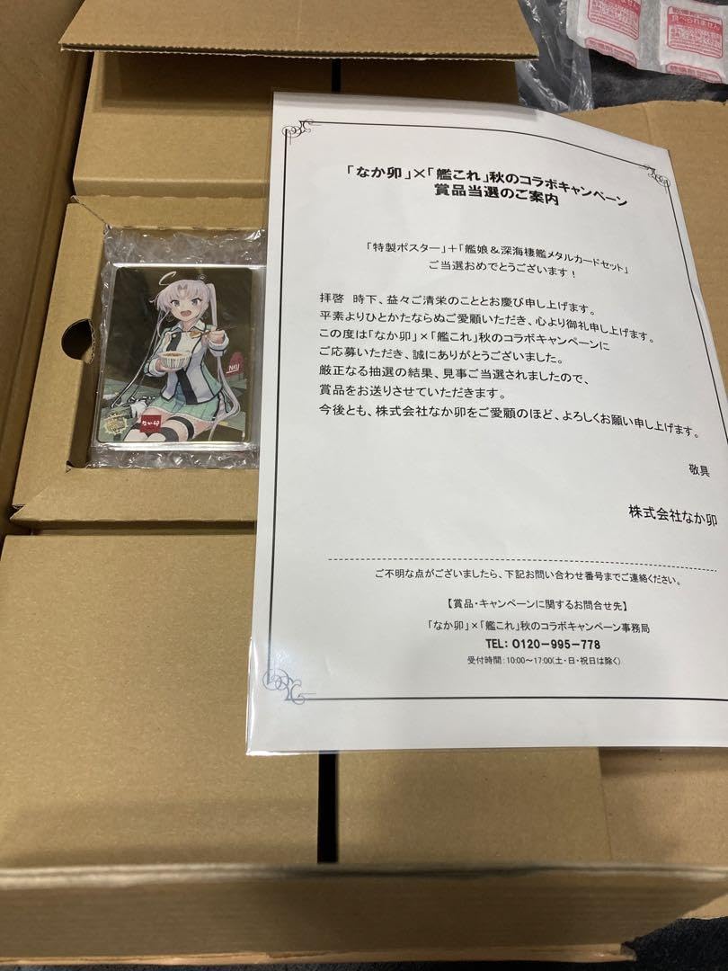 Amazon.co.jp: A2特製ポスター メタルカード11枚セット なか卯× 艦これ